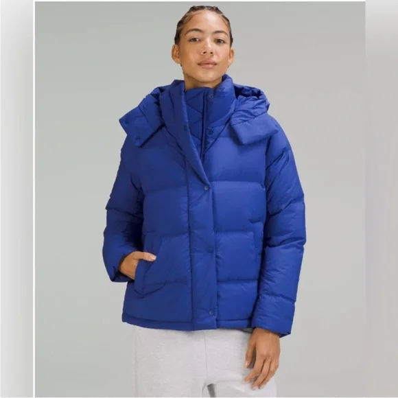 Lululemon Wunder Puff Jacket in Psychic Blue Size 12
